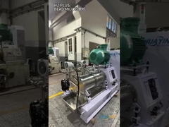 100L moinho de contas horizontais para pesticidas SC 9Cr18MoV aço duplo selo mecânico